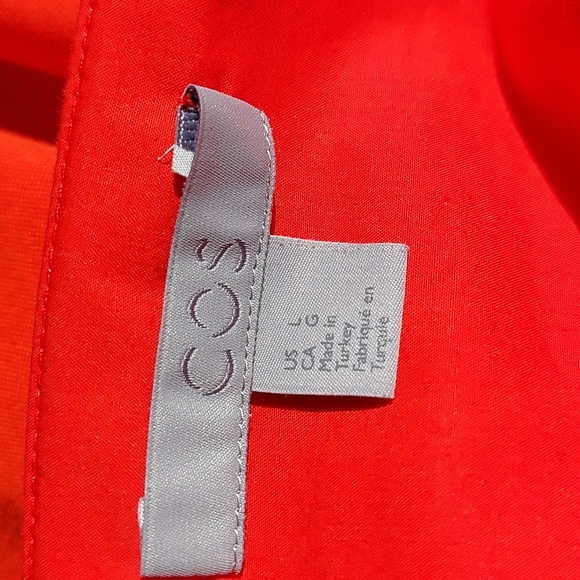 EUC COS orange tunic, size Large - Picture 4 of 7